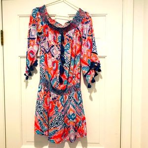 LILLY PULITZER Gorgeous Off-the-shoulder dress/coverup Size-XS